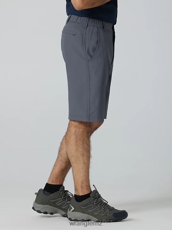 Wrangler Performance Elastic Waist Short Iron Gate (112336063) Men Clothing DRL6LH594