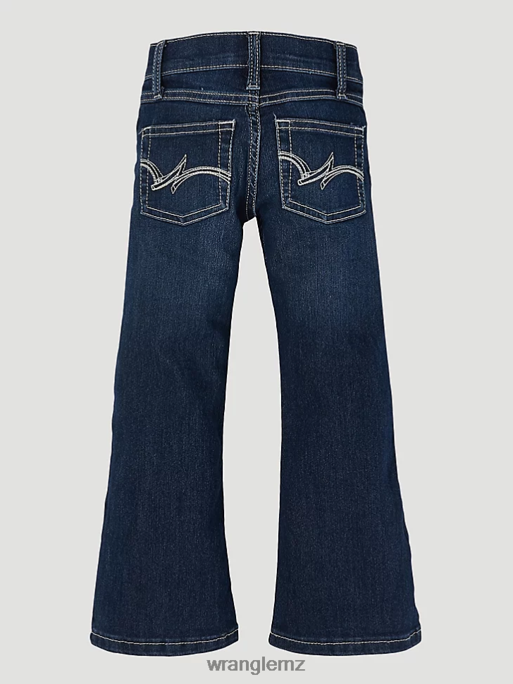 Wrangler Premium Patch Jean Dark Blue (09MWGER) Girls Clothing DRL6LH1042
