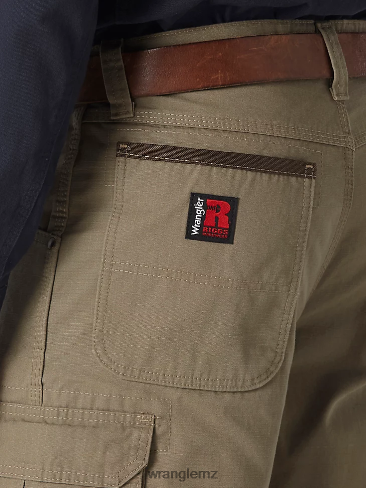 Wrangler RIGGS WORKWEAR Lined Ripstop Ranger Pant Bark (3W065BR) Men Clothing DRL6LH655
