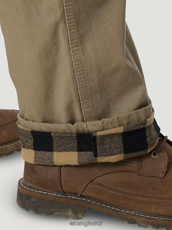 Wrangler RIGGS WORKWEAR Lined Ripstop Ranger Pant Bark (3W065BR) Men Clothing DRL6LH655