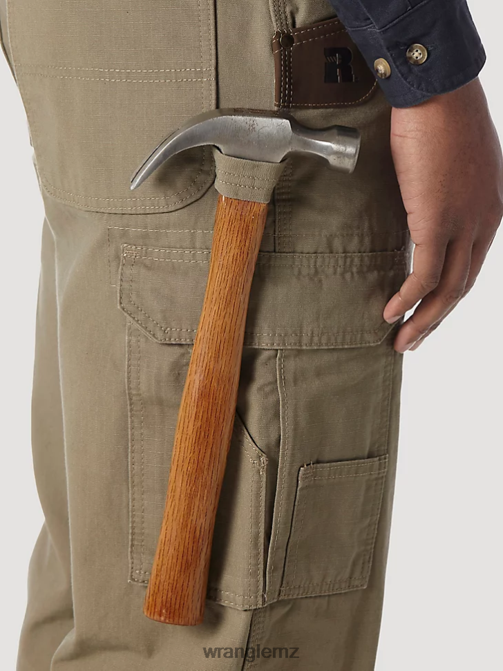 Wrangler RIGGS WORKWEAR Lined Ripstop Ranger Pant Bark (3W065BR) Men Clothing DRL6LH678