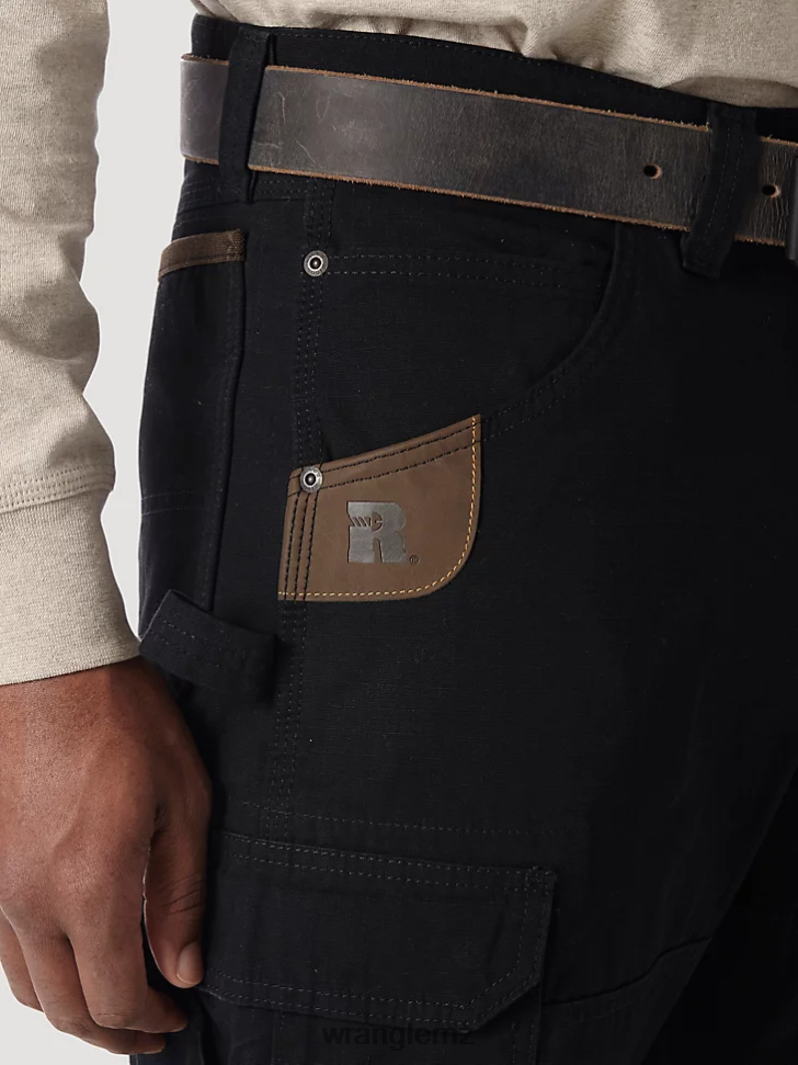 Wrangler RIGGS WORKWEAR Lined Ripstop Ranger Pant Black (3W065BL) Men Clothing DRL6LH679