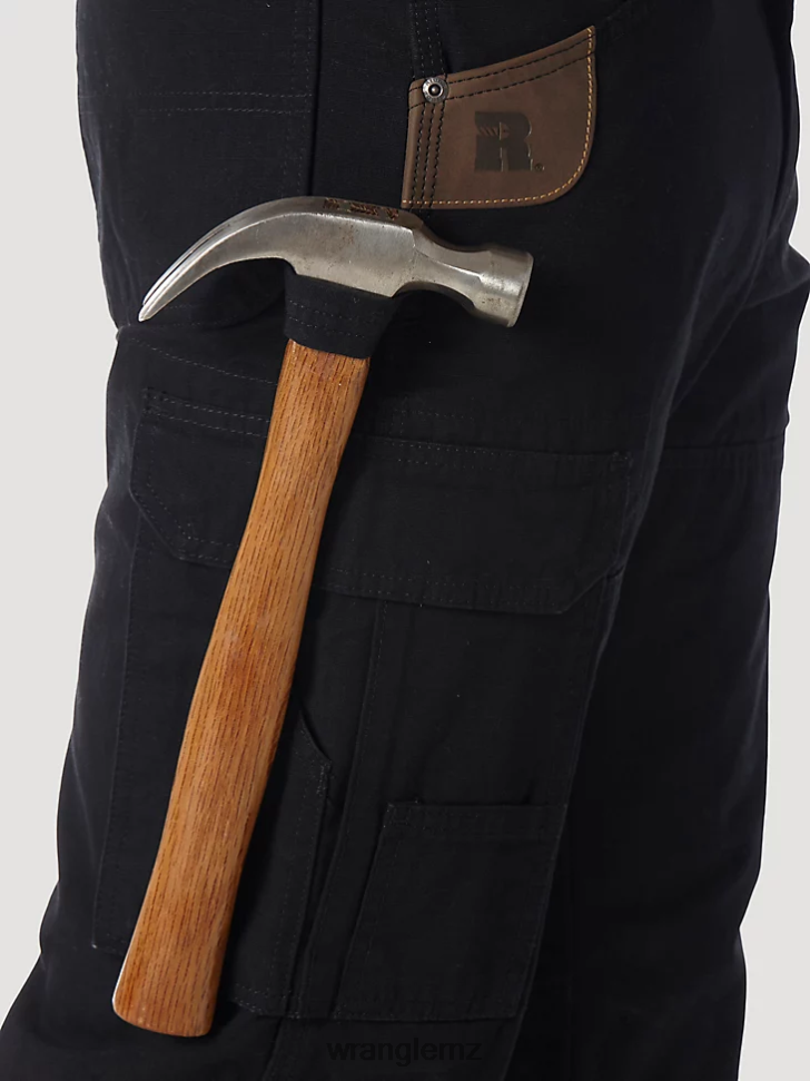 Wrangler RIGGS WORKWEAR Lined Ripstop Ranger Pant Black (3W065BL) Men Clothing DRL6LH679