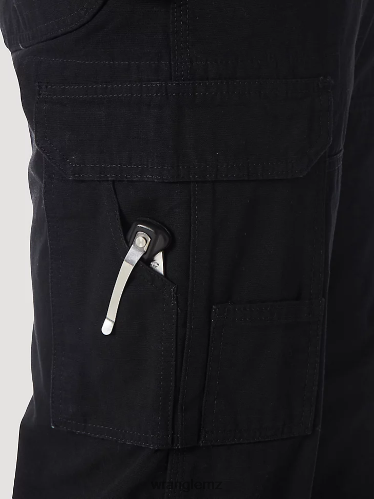 Wrangler RIGGS WORKWEAR Lined Ripstop Ranger Pant Black (3W065BL) Men Clothing DRL6LH679