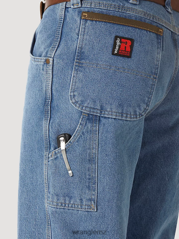 Wrangler RIGGS Workwear Carpenter Vintage Indigo (3W020VI) Men Clothing DRL6LH157