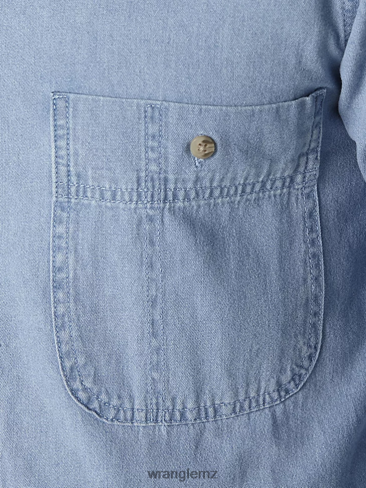 Wrangler RIGGS Workwear FR Flame Resistant Work Shirt Slate Grey (FR3W5GY) Men Clothing DRL6LH404