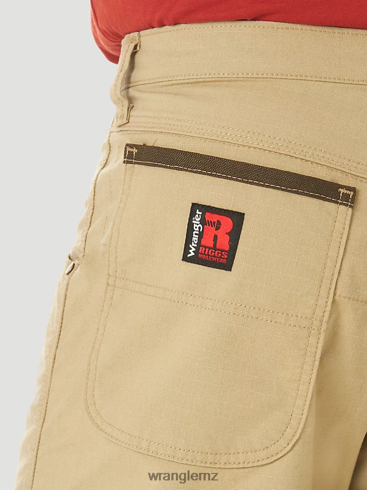 Wrangler RIGGS Workwear Regular Fit Work Short Golden Khaki (3W341GK) Men Clothing DRL6LH663