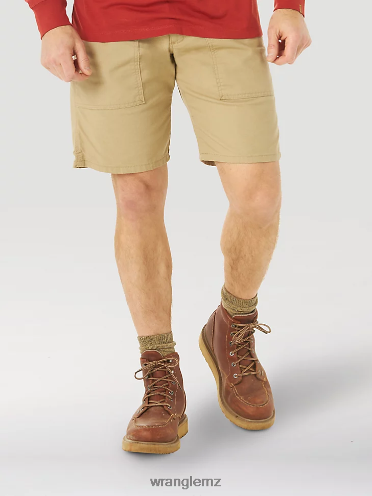 Wrangler RIGGS Workwear Regular Fit Work Short Golden Khaki (3W341GK) Men Clothing DRL6LH663