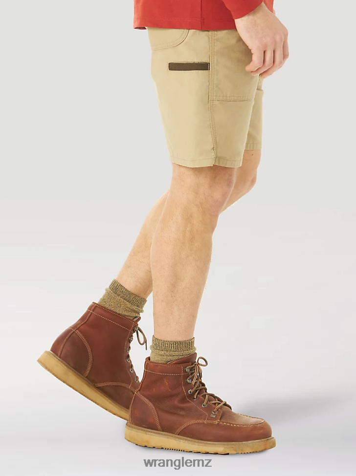 Wrangler RIGGS Workwear Regular Fit Work Short Golden Khaki (3W341GK) Men Clothing DRL6LH663