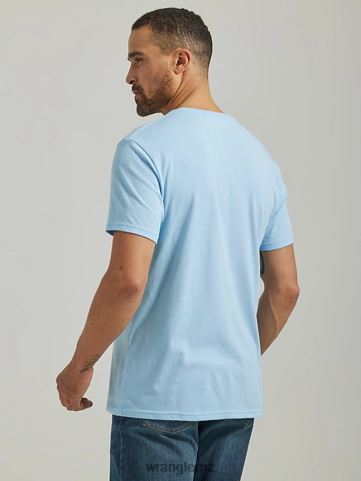 Wrangler RIGGS Workwear Short Sleeve Henley Ash Heather (3W760AH) Men Clothing DRL6LH271