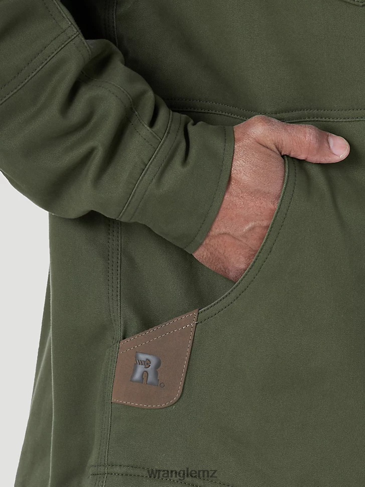 Wrangler RIGGS Workwear Tough Layers Fleece Lined Work Shirt Jacket Loden (3W195LD) Men Clothing DRL6LH473