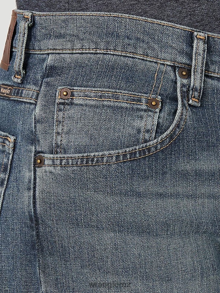 Wrangler Relaxed Fit Flex Jean Grey Tint (MGW15GT) Men Clothing DRL6LH171