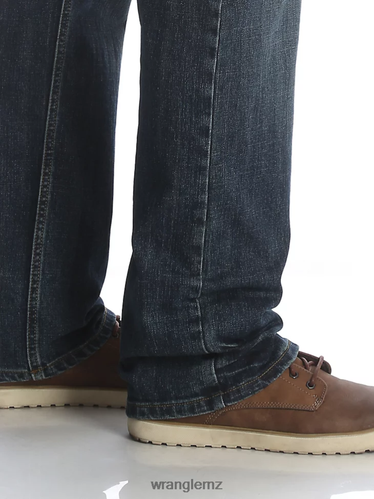 Wrangler Relaxed Fit Flex Jean Marine (MGW15MA) Men Clothing DRL6LH172