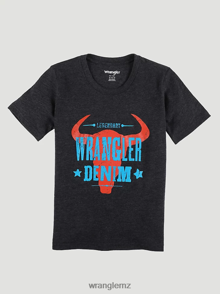 Wrangler Relaxed Fit Skater Short Black (112317194) Boys Clothing DRL6LH1019