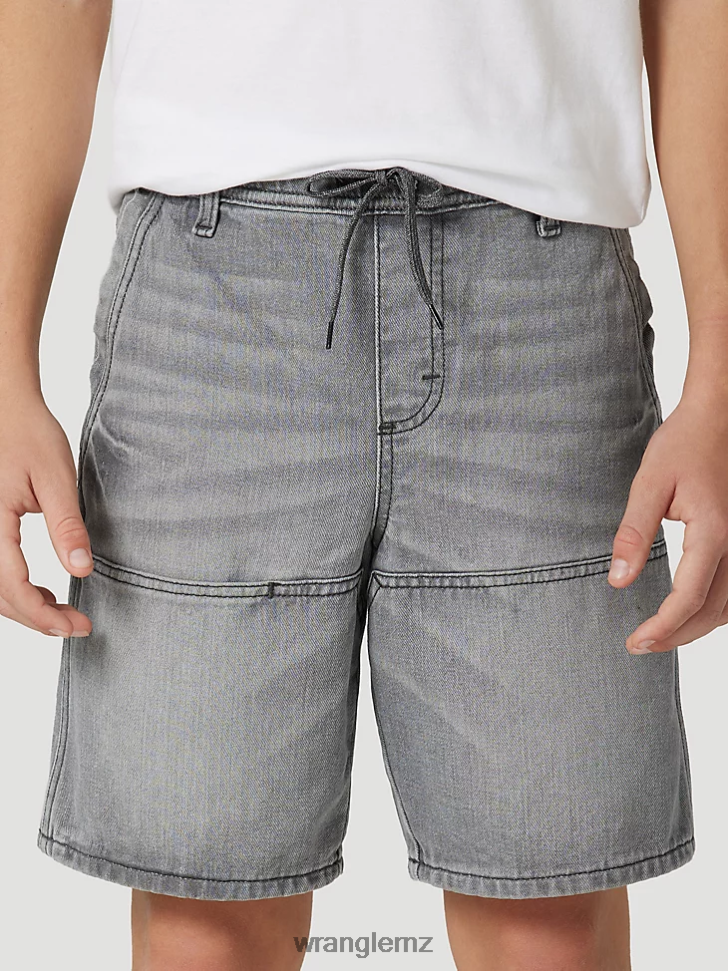 Wrangler Relaxed Fit Skater Short Grey (112317195) Boys Clothing DRL6LH1020