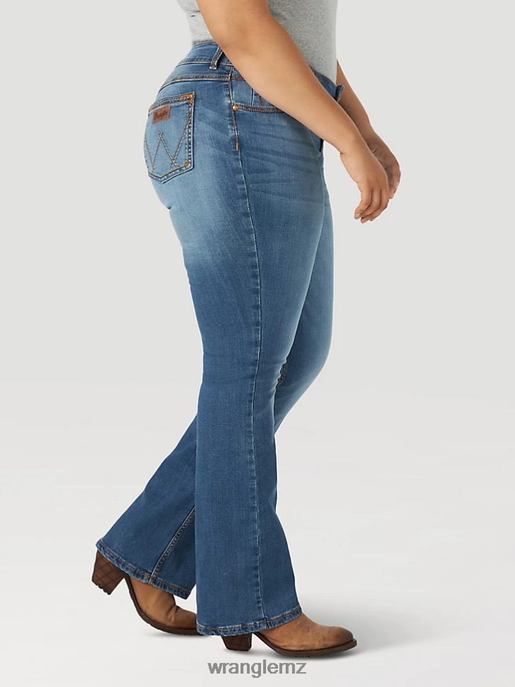 Wrangler Retro Mae Jean (Plus) KM Wash (09PWZKM) Women Clothing DRL6LH802