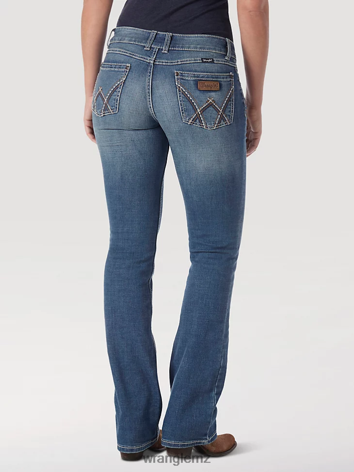 Wrangler Retro Mae Jean Deadwood (09MWZDW) Women Clothing DRL6LH737