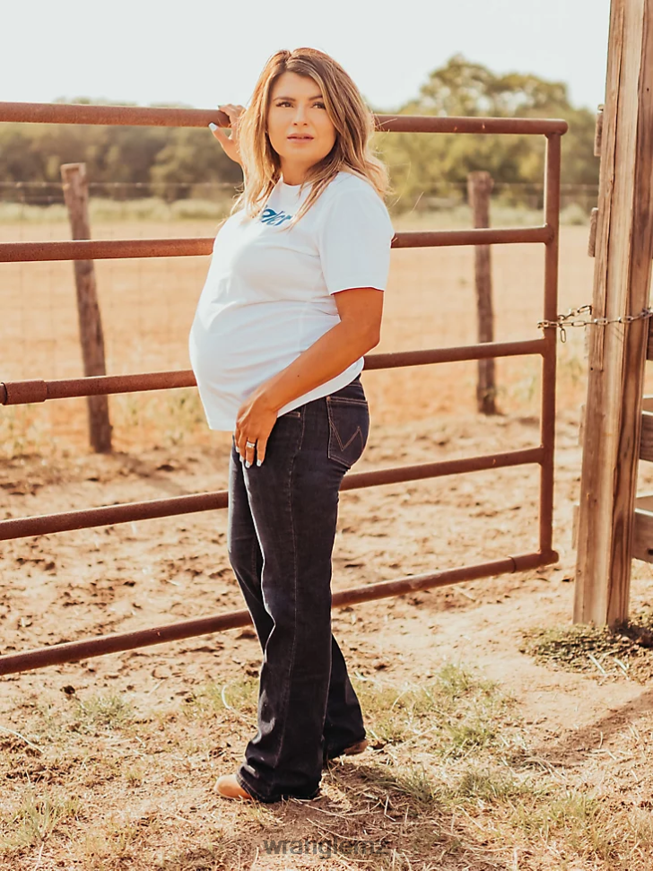 Wrangler Retro Mae Maternity Jean M Wash (09MWZM1) Women Clothing DRL6LH807