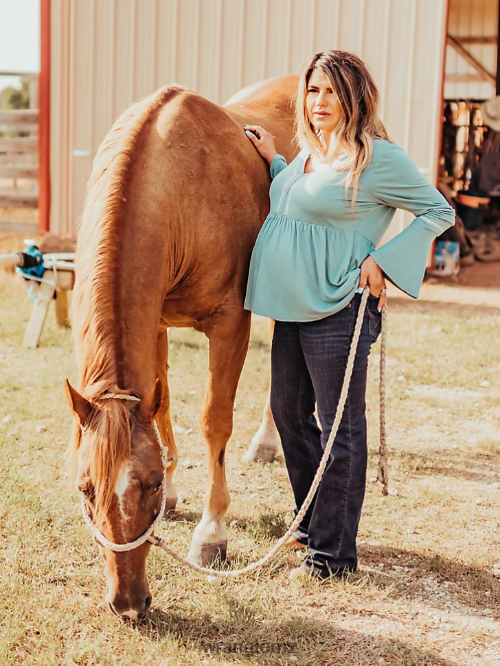 Wrangler Retro Mae Maternity Jean M Wash (09MWZM1) Women Clothing DRL6LH807