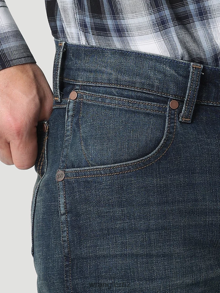Wrangler Retro Slim Fit Bootcut Jean Timber (112323402) Men Clothing DRL6LH10