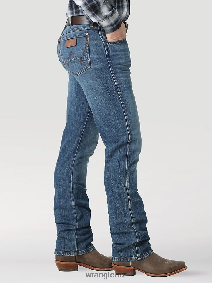 Wrangler Retro Slim Fit Straight Leg Jean Sawdust (112322491) Men Clothing DRL6LH37