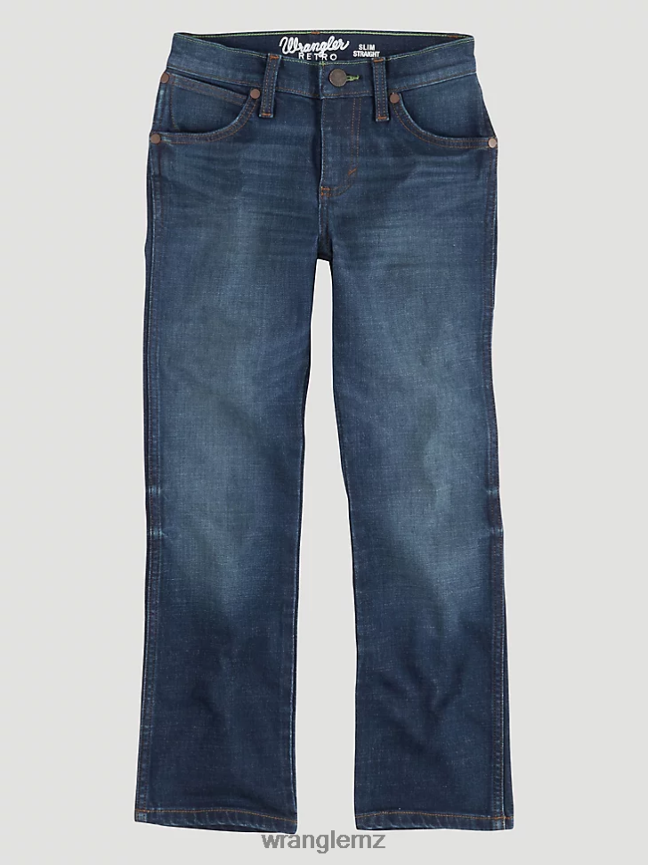 Wrangler Retro Slim Straight Jean Stone (112323567T) Boys Clothing DRL6LH1066