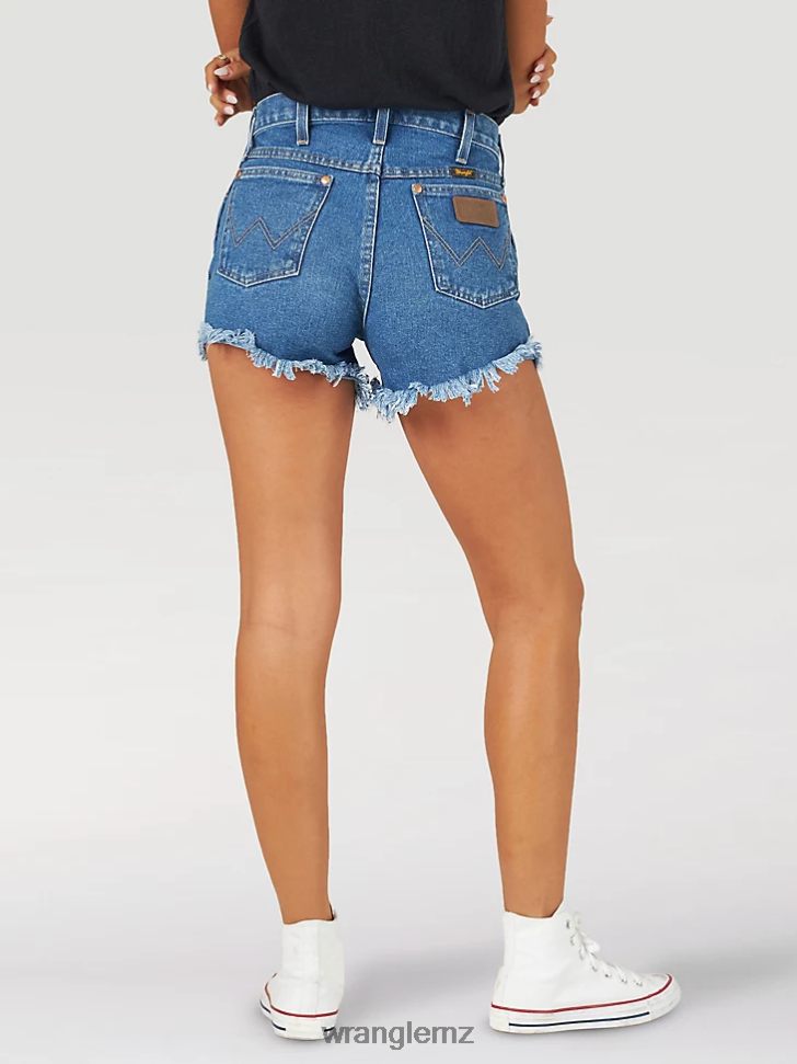 Wrangler Reworked Short Dark Stone (WBRWSDS) Women Clothing DRL6LH823