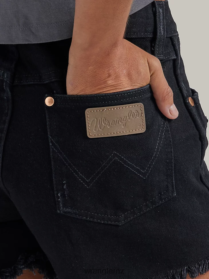 Wrangler Reworked Short Shadow Black (WBS05BK) Women Clothing DRL6LH824