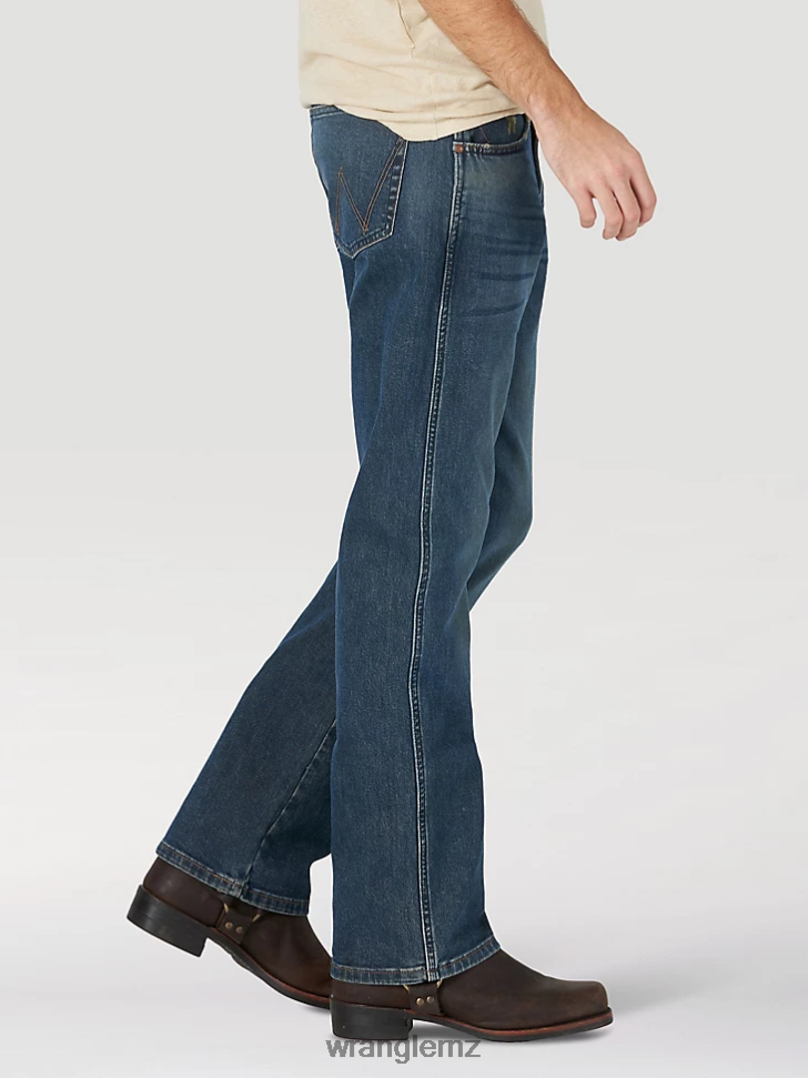 Wrangler Slim Fit Bootcut Jeans CR Wash (MGW77CR) Men Clothing DRL6LH183