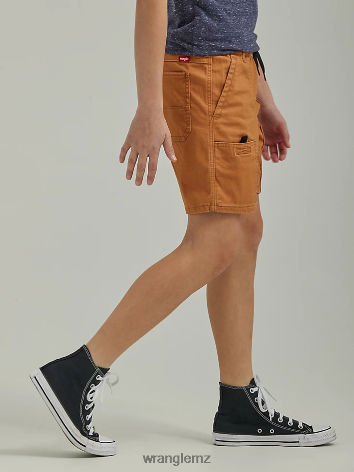 Wrangler Utility Short (Husky) Bran (112335698) Boys Clothing DRL6LH1029