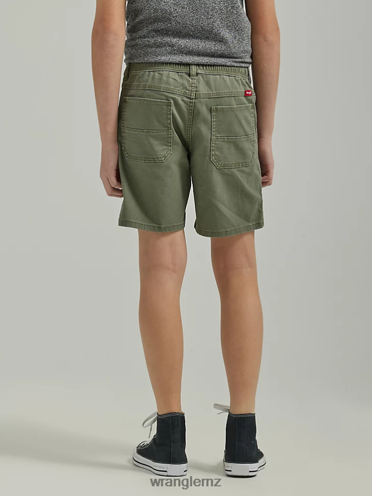 Wrangler Utility Short (Husky) Olive (112335702) Boys Clothing DRL6LH1031