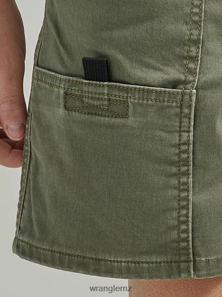 Wrangler Utility Short (Husky) Olive (112335702) Boys Clothing DRL6LH1031