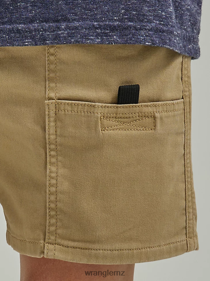 Wrangler Utility Short (Husky) Petrified Oak (112335699) Boys Clothing DRL6LH1035