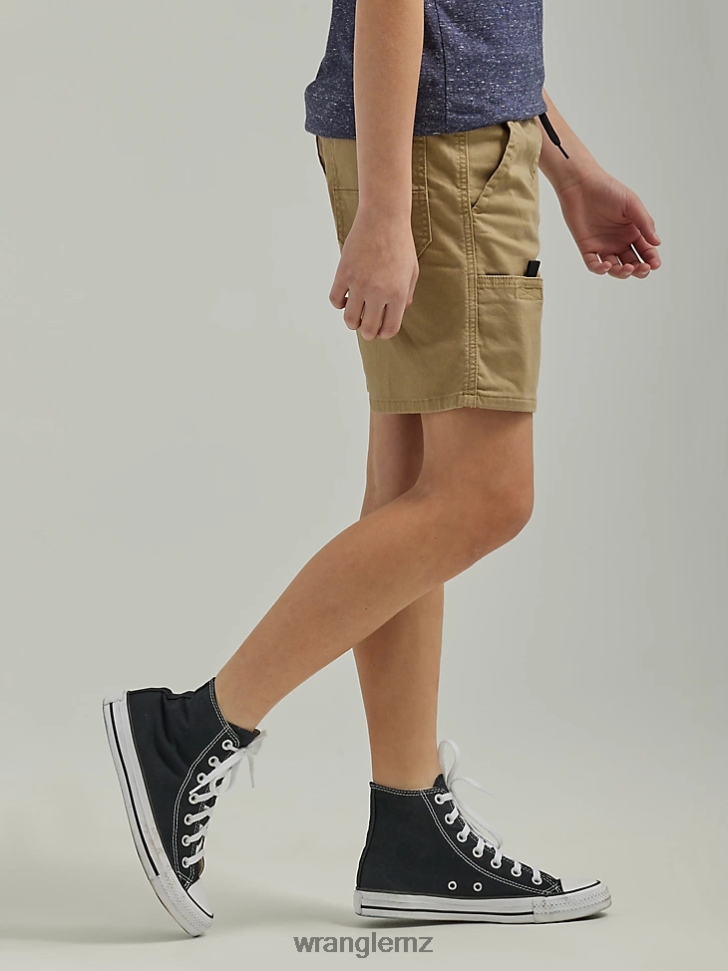 Wrangler Utility Short (Husky) Petrified Oak (112335700) Boys Clothing DRL6LH1030