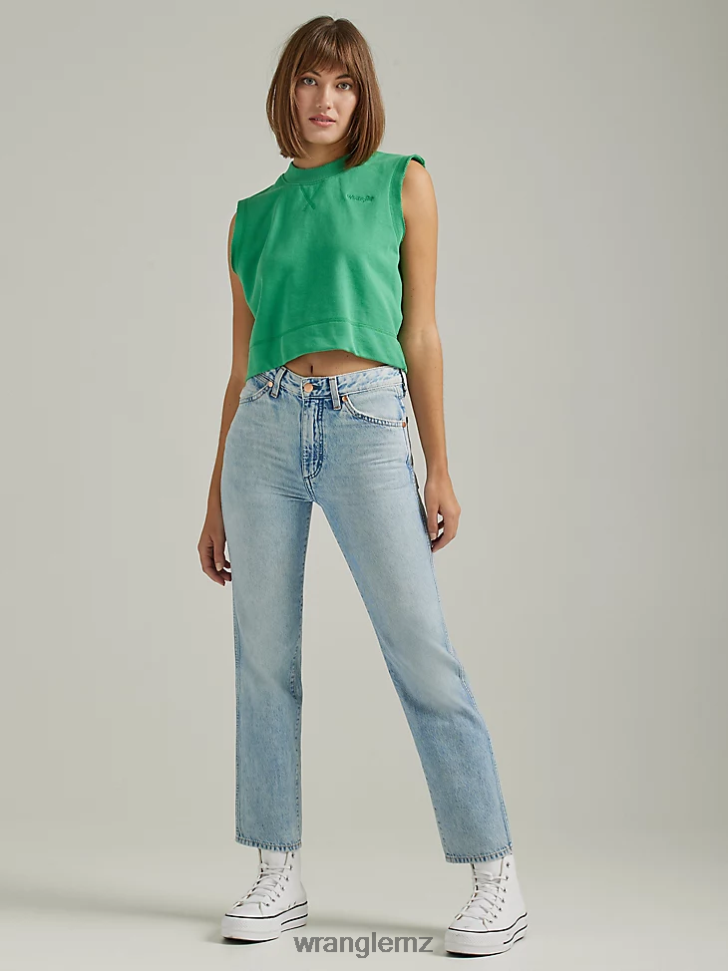 Wrangler Wild West 603 High Rise Straight Jean Honolua (112334569) Women Clothing DRL6LH765