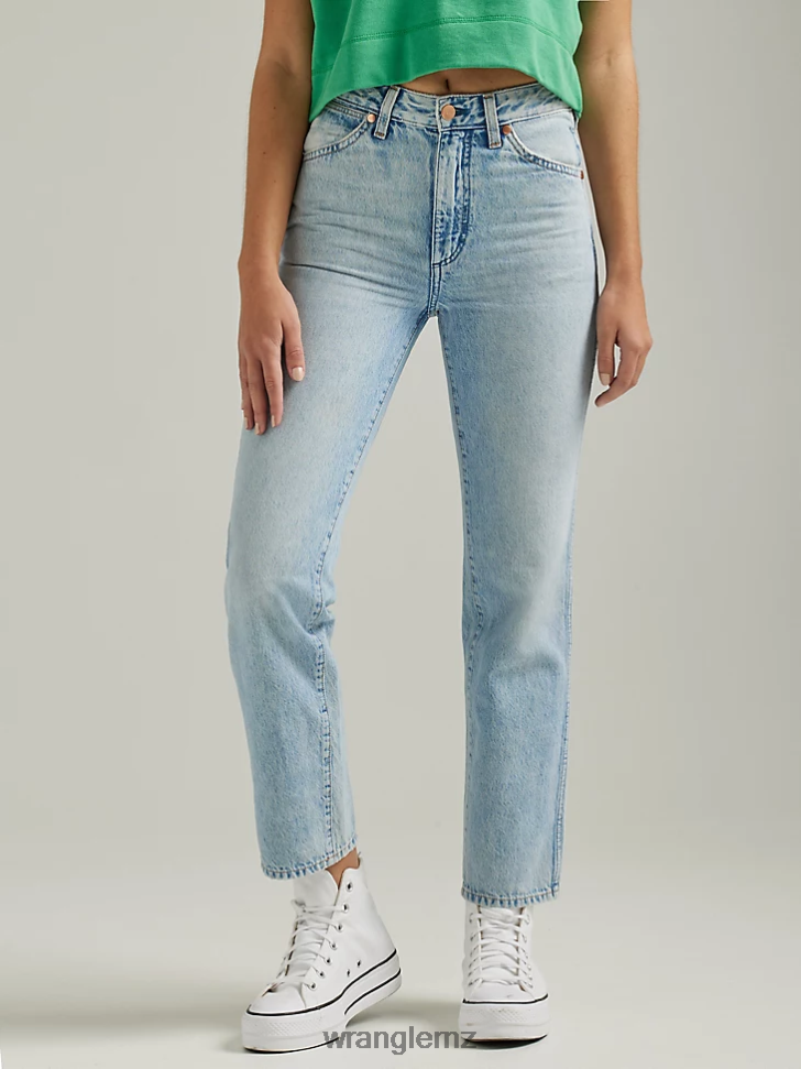 Wrangler Wild West 603 High Rise Straight Jean Honolua (112334569) Women Clothing DRL6LH765