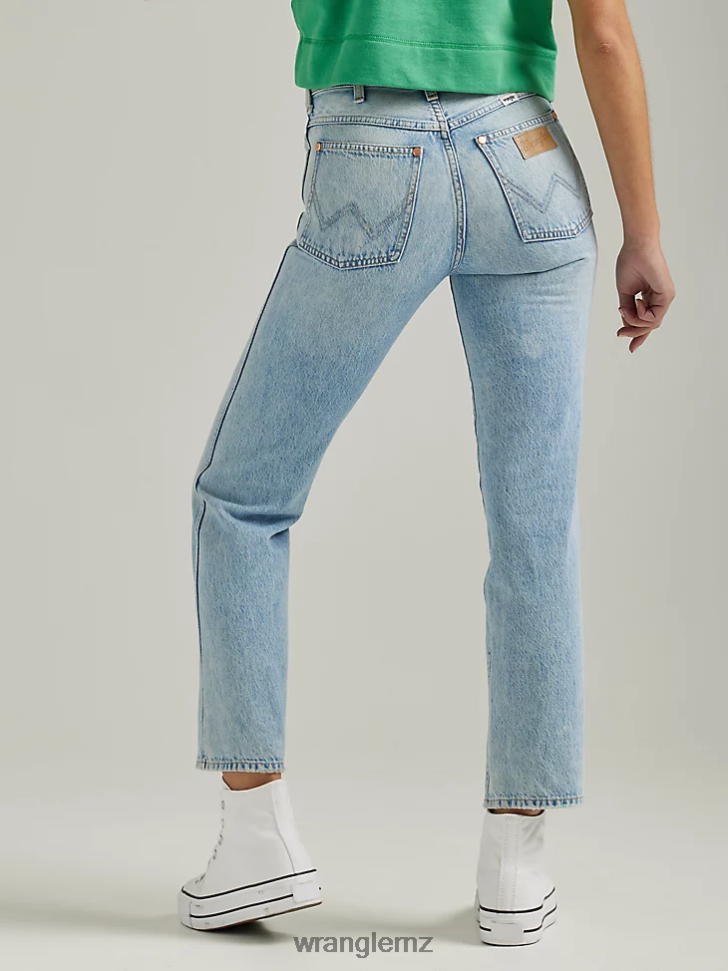 Wrangler Wild West 603 High Rise Straight Jean Honolua (112334569) Women Clothing DRL6LH765