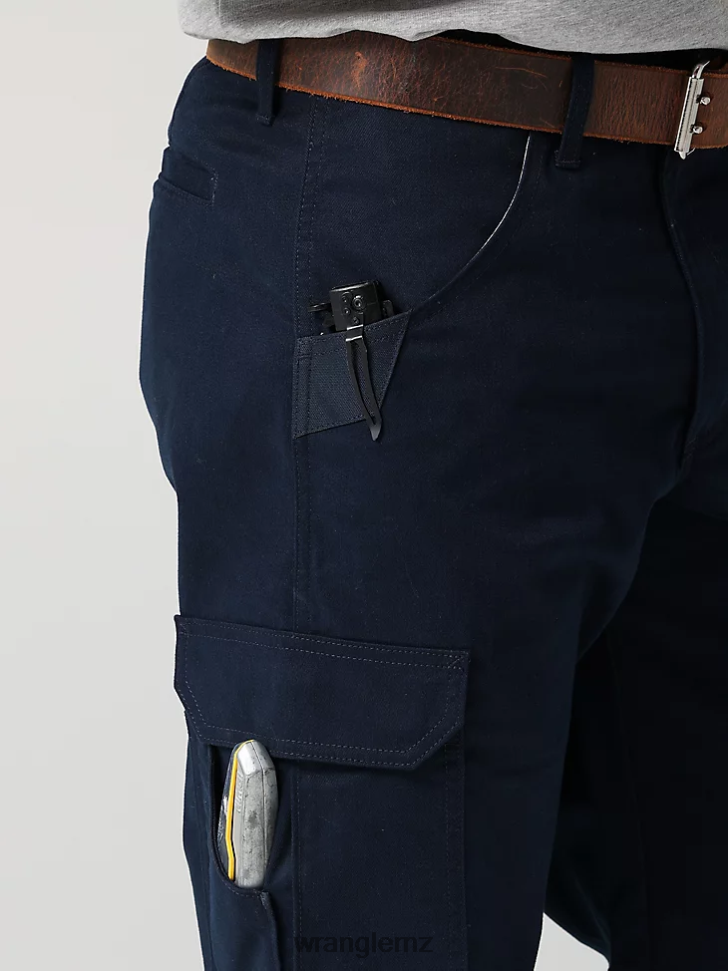 Wrangler Workwear Twill Cargo Pant Dark Sapphire (112320219) Men Clothing DRL6LH690