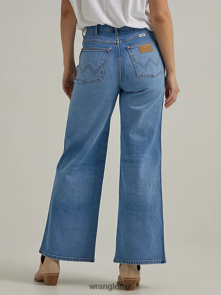 Wrangler Worldwide 661 High Rise Wide Leg Jean No Intentions (112334598) Women Clothing DRL6LH773