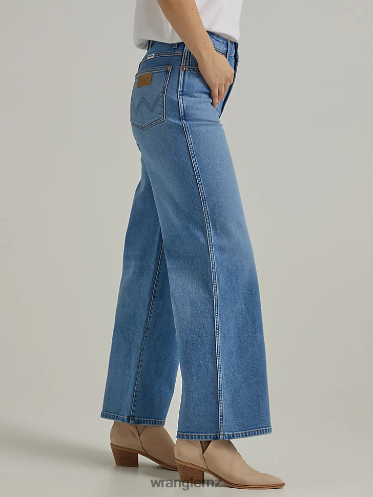 Wrangler Worldwide 661 High Rise Wide Leg Jean No Intentions (112334598) Women Clothing DRL6LH773