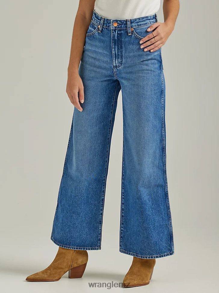 Wrangler Worldwide 661 High Rise Wide Leg Jean Preloved (112334587) Women Clothing DRL6LH771