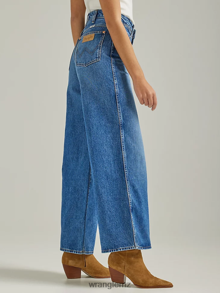 Wrangler Worldwide 661 High Rise Wide Leg Jean Preloved (112334587) Women Clothing DRL6LH771