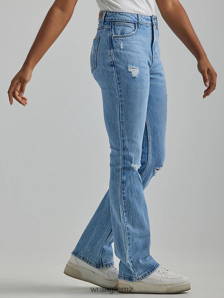 Wrangler Worldwide 661 High Rise Wide Leg Jean Preloved (112334587) Women Clothing DRL6LH771