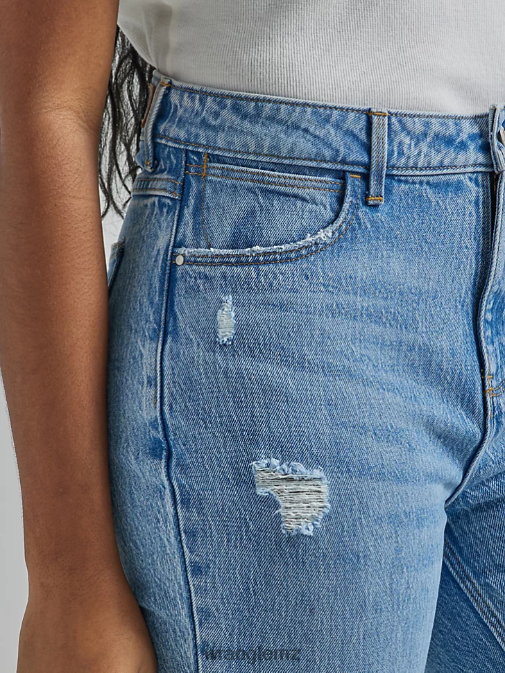 Wrangler Worldwide 661 High Rise Wide Leg Jean Preloved (112334587) Women Clothing DRL6LH771