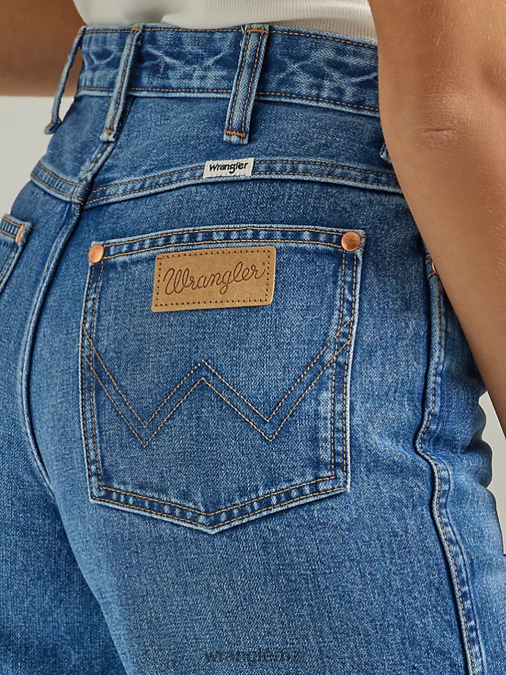 Wrangler Worldwide 661 High Rise Wide Leg Jean Preloved (112334587) Women Clothing DRL6LH771