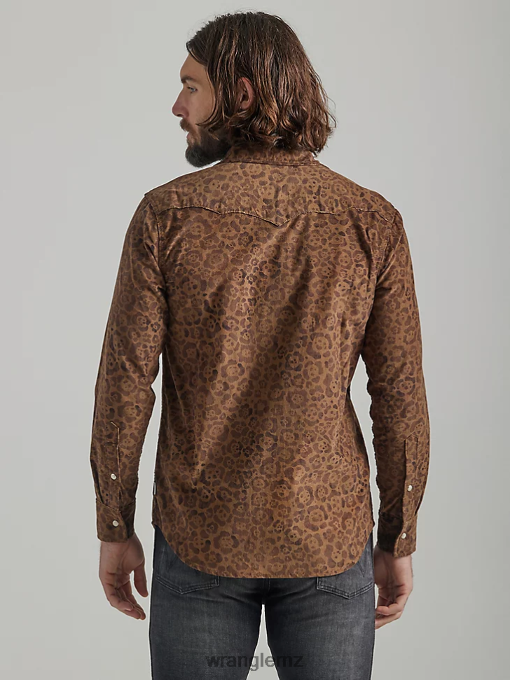 Wrangler Wrinkle Resist Short Sleeve Western Snap Plaid Shirt Gray Blue (112324663) Men Clothing DRL6LH442