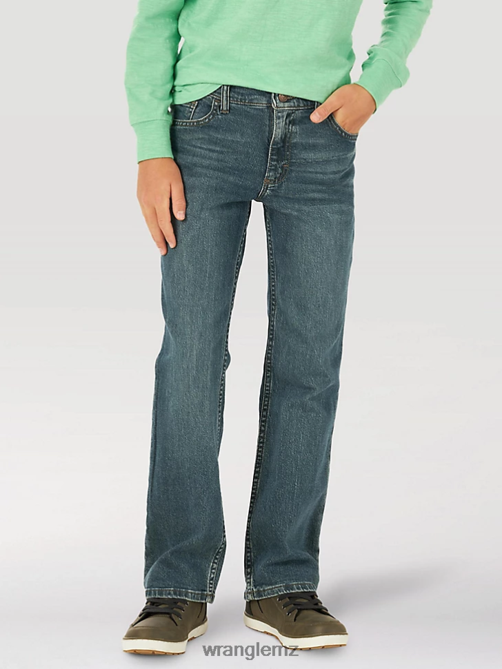 Wrangler Five Star Flex Bootcut Jean Woodland (5WNBWWN) Boys Clothing DRL6LH959