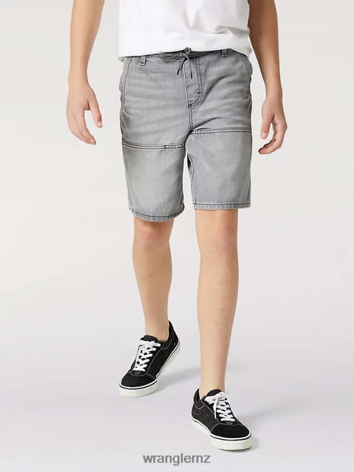 Wrangler Relaxed Fit Skater Short Grey (112317195) Boys Clothing DRL6LH1020