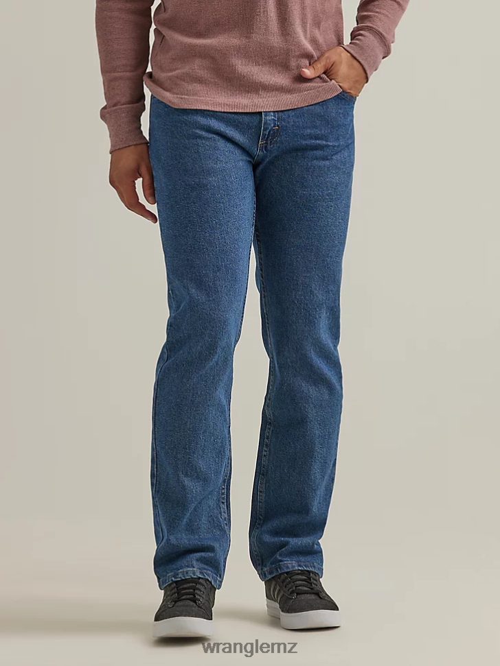 Wrangler Authentics Regular Fit Flex Jean Dark Stonewash (10ZM100DX) Men Clothing DRL6LH131