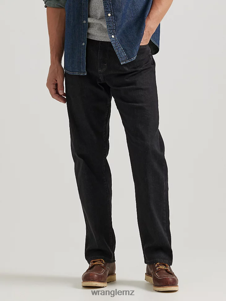 Wrangler Authentics Relaxed Fit Comfort Flex Jean Dark Denim (ZM3CSDD) Men Clothing DRL6LH201